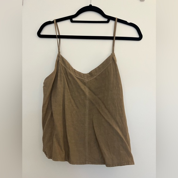 Splendid Golden Hour Linen-Blend Tank size small - Picture 3 of 5